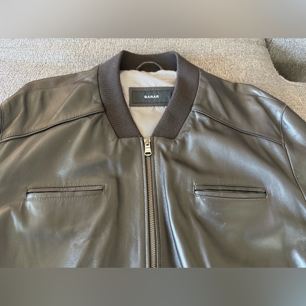 Genuine Leather Jacket - Picture 3 of 16